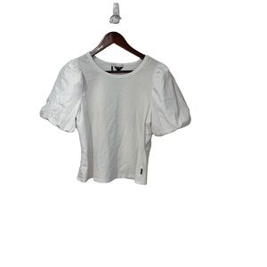 Buffalo white cotton short sleeve t shirt size medium